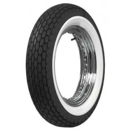 500x16 (5.00-16) 69S TT Coker Beck Flanc Blanc 51 mm: Pneu Moto