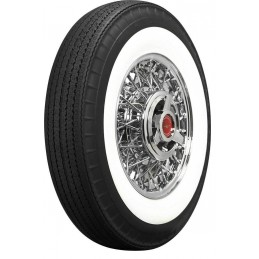 670R15 93S TL  American Classic Radial Flanc Blanc 70 MM (6.70R15)