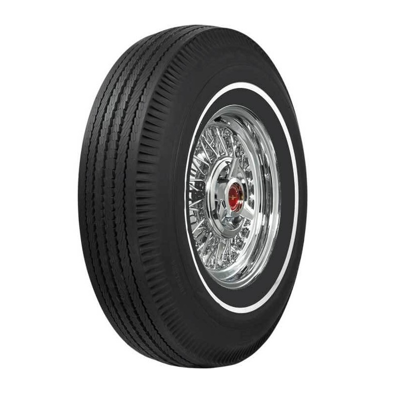 900x15 (900-15) BFGoodrich Silvertown Flanc Blanc 25mm